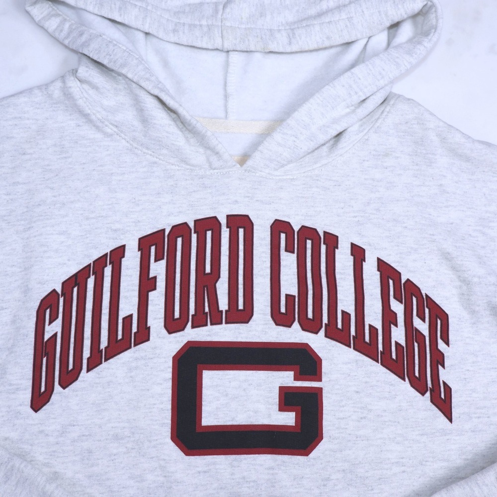 Fall Rush Guilford College Hoodie Gray Heathered Sweatshirt Womens Large